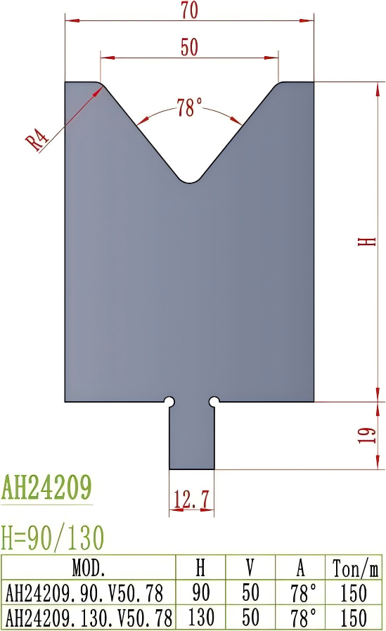 LVD Precision Style Punch AH24209
