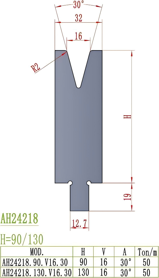 LVD Precision Style Die AH24218