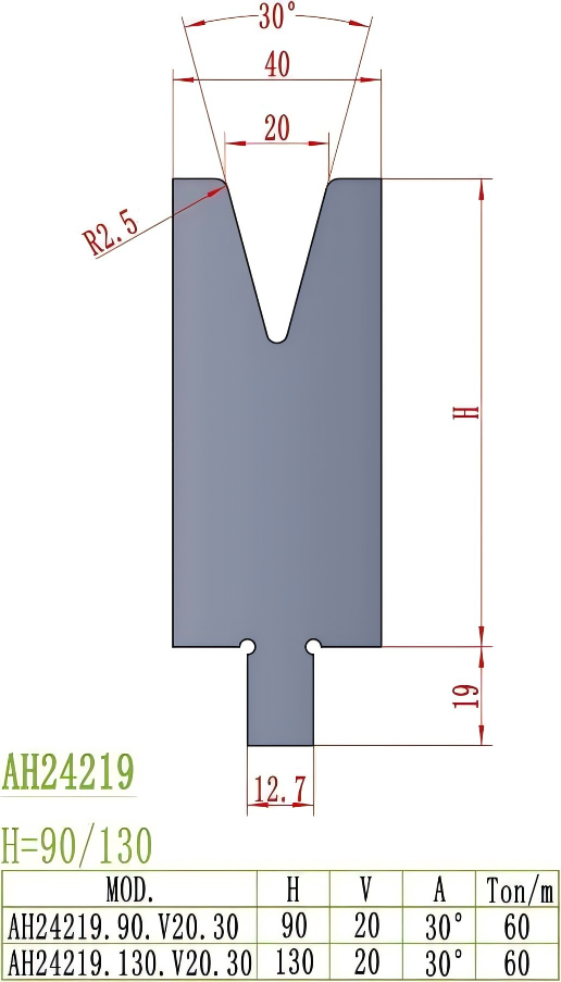 LVD Precision Style Die AH24219