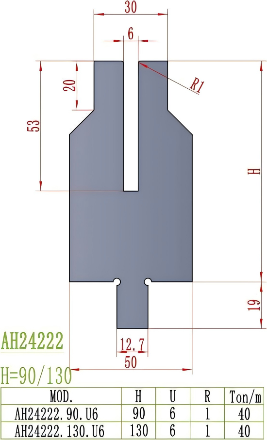 LVD Precision Style Die AH24222