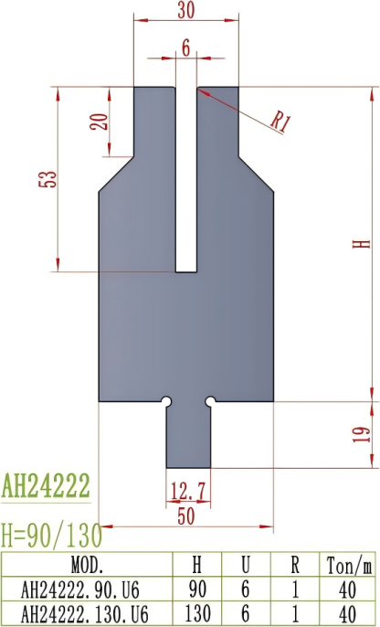 LVD Precision Style Die AH24222