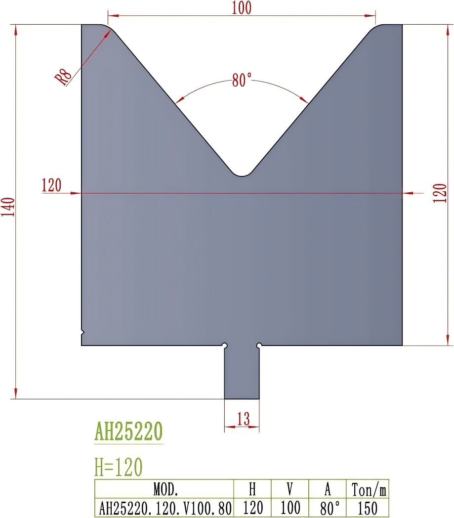 Wila/Trumpf Precision Style Die AH25220