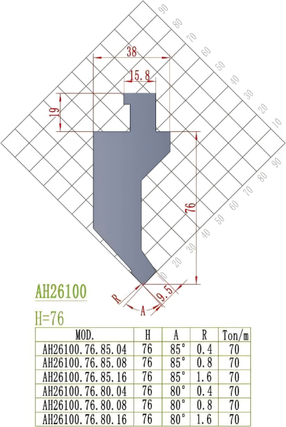 American Precision Style Punch AH26100