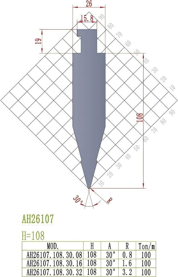 American Precision Style Punch AH26107