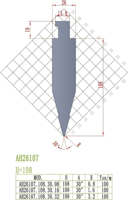 American Precision Style Punch AH26107