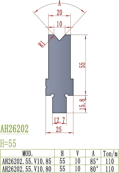 American Precision Style Die AH26202