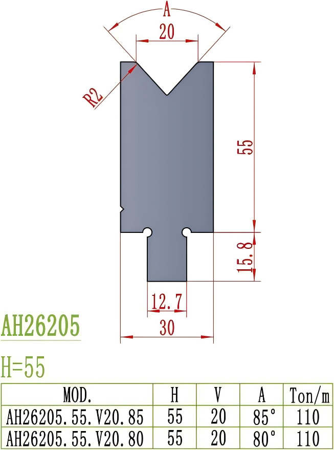 American Precision Style Die AH26205