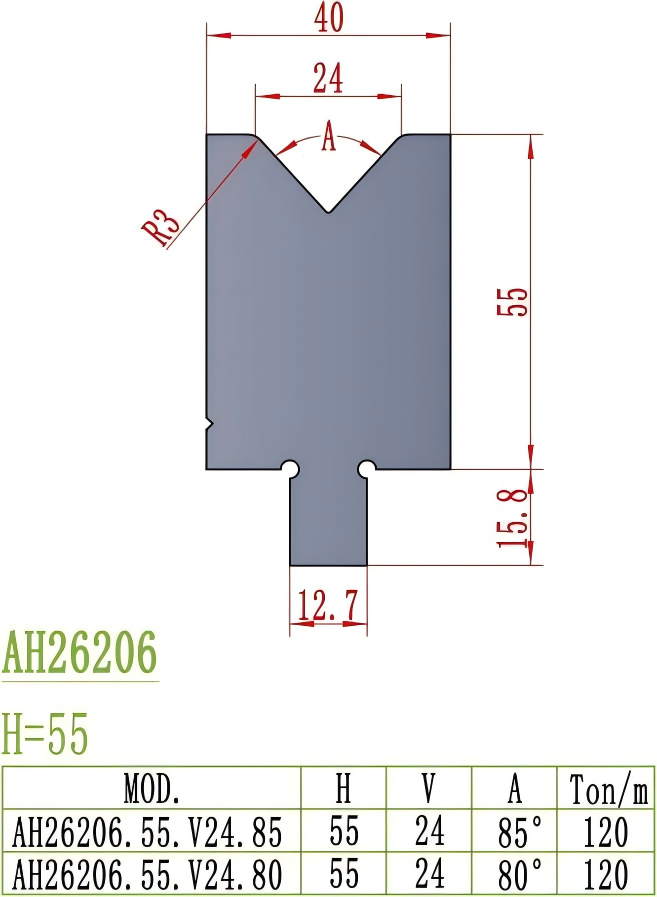 American Precision Style Die AH26206