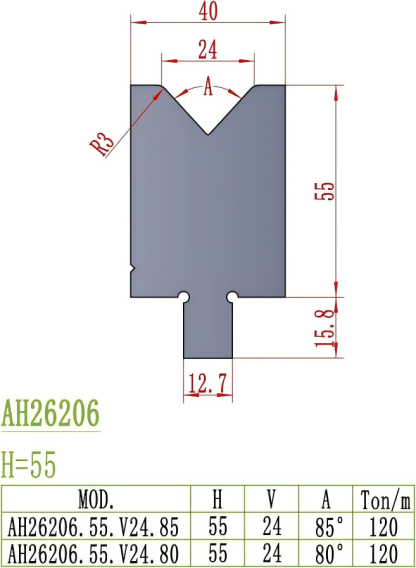 American Precision Style Die AH26206