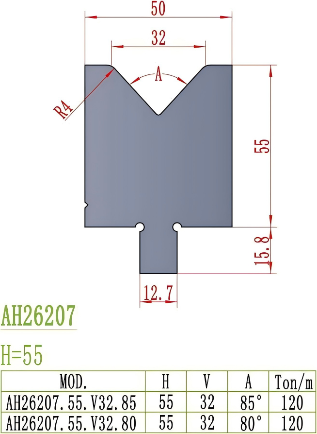 American Precision Style Die AH26207
