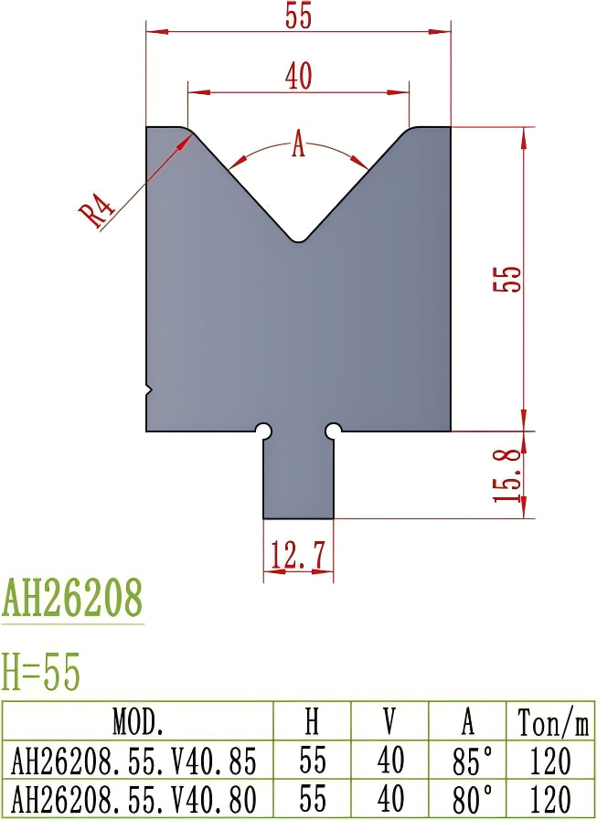 American Precision Style Die AH26208