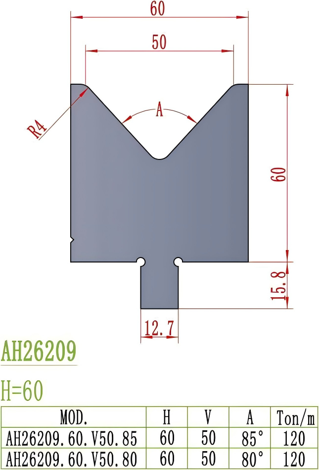 American Precision Style Die AH26209