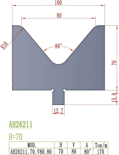 American Precision Style Die AH26211