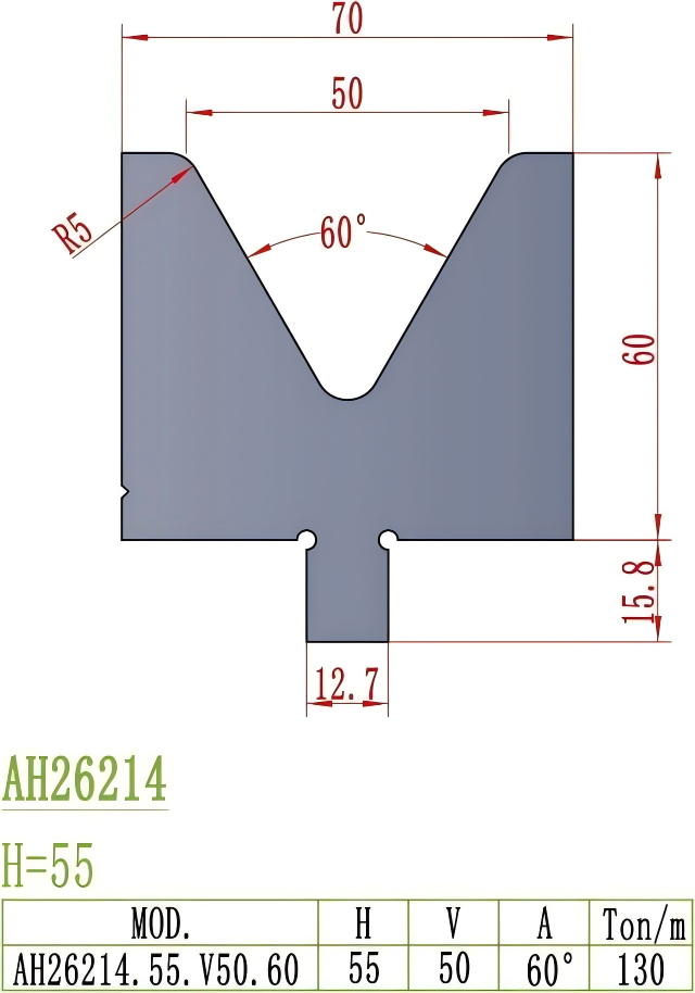 American Precision Style Die AH26214