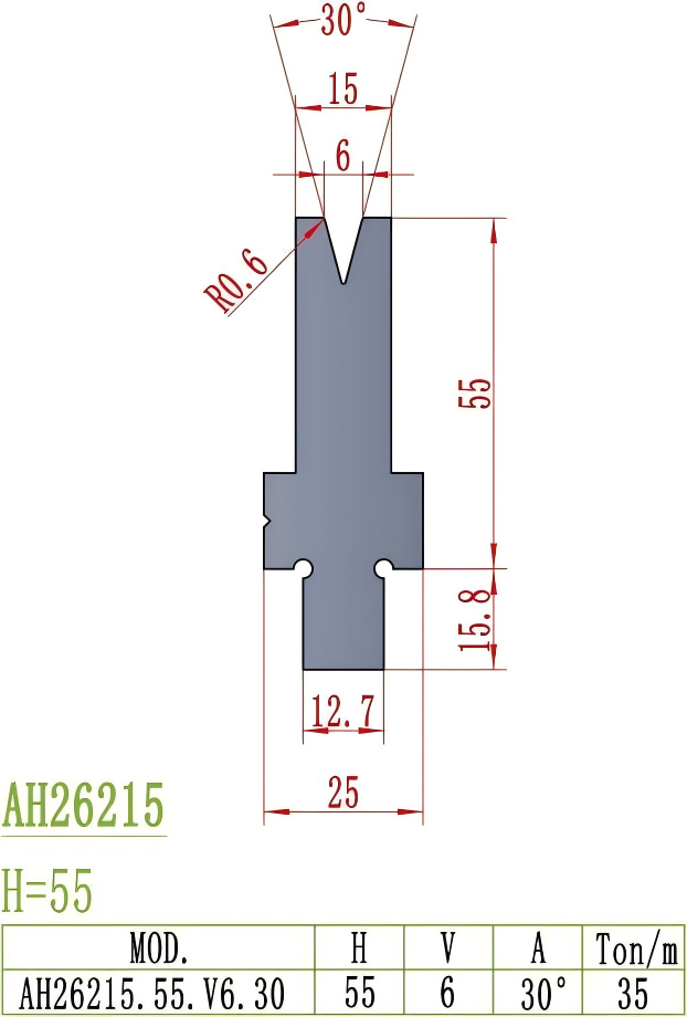 American Precision Style Die AH26215