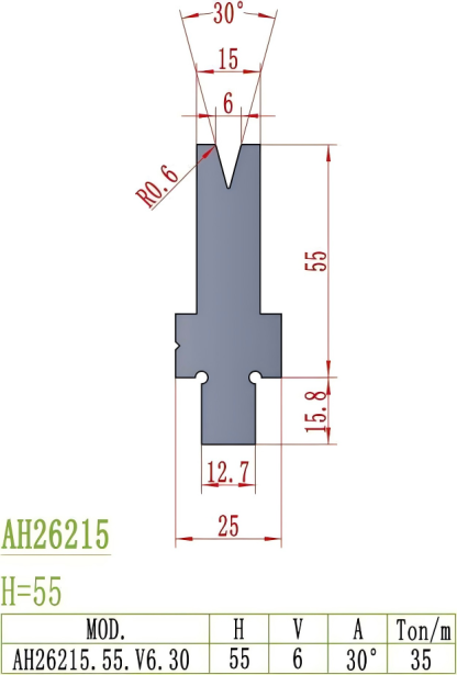 American Precision Style Die AH26215