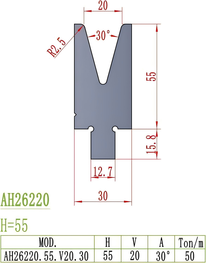 American Precision Style Die AH26220