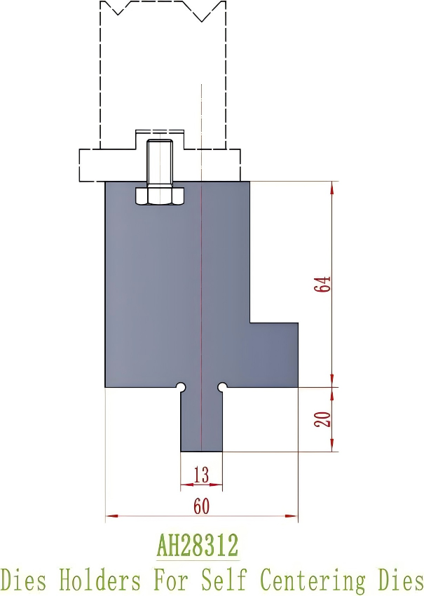 Dies tools holder AH28312