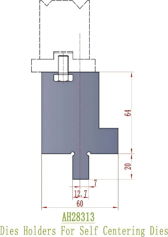 Dies tools holder AH28313
