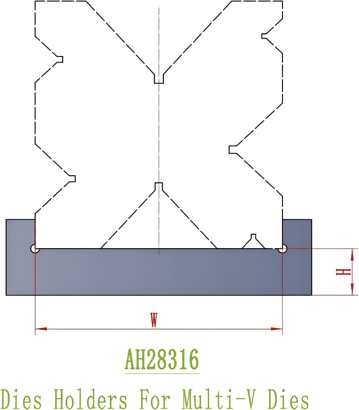 Dies tools holder AH28316