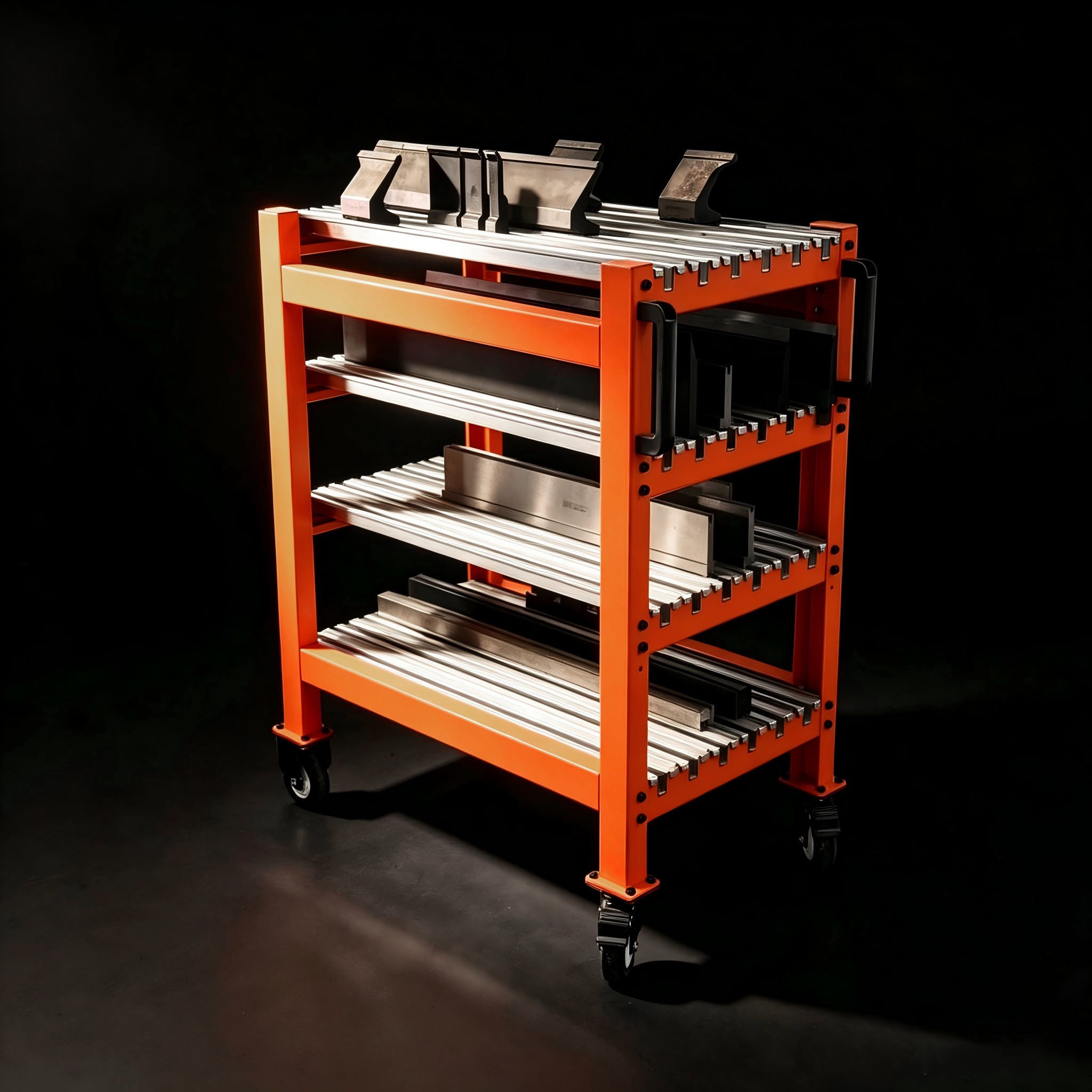 Press Brake tooling storage trolley