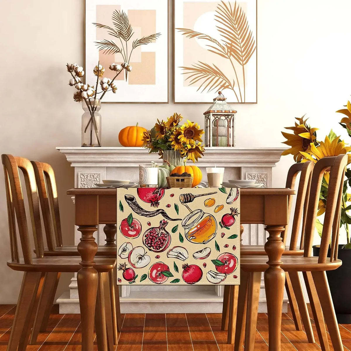 Chemin De Table En Tissu Doux Et Raffiné légant