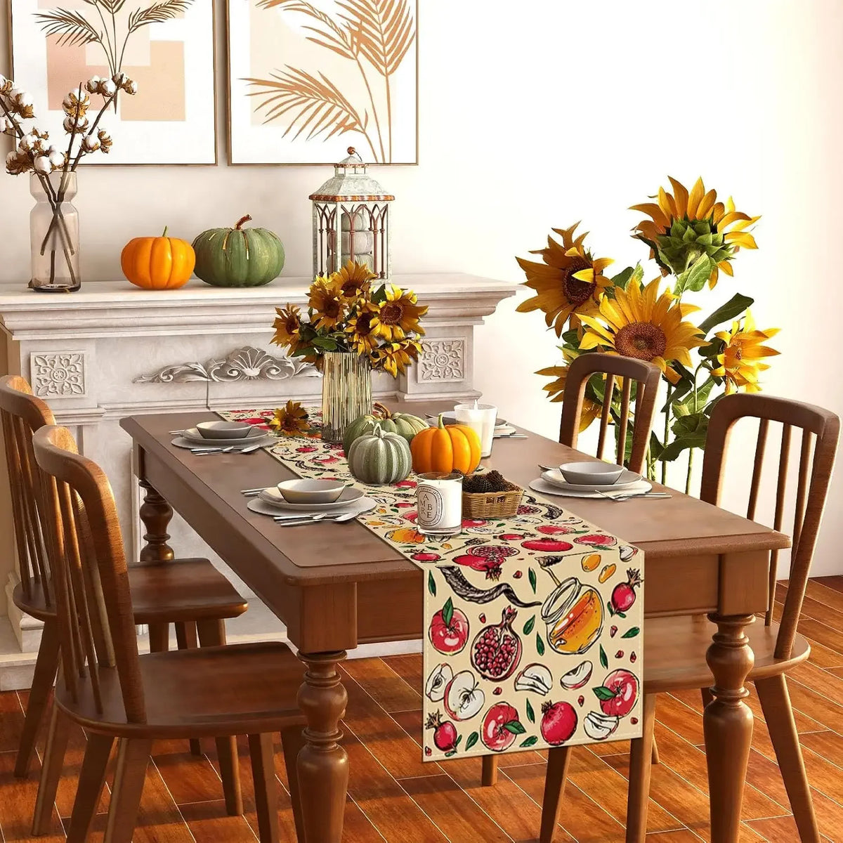 Chemin De Table En Tissu Doux Et Raffiné légant