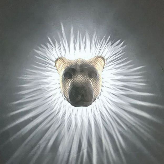 3D Printed Owl Wall Sconce Decorative Lighting Sleep Night Light