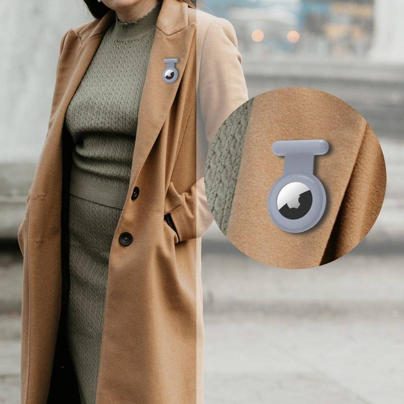 Airtag Pin Silicone Protective Cover Anti-Lost Locator Anti-Fall Tracker