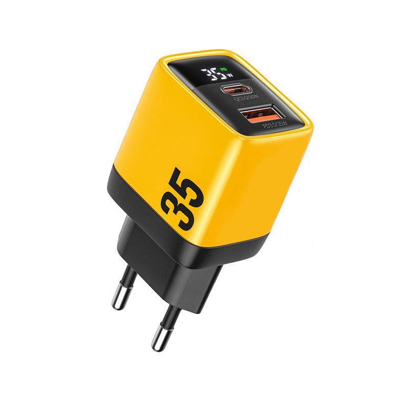 "Chubby" 35W GaN Dual Port Folding Charger With Digital Display
