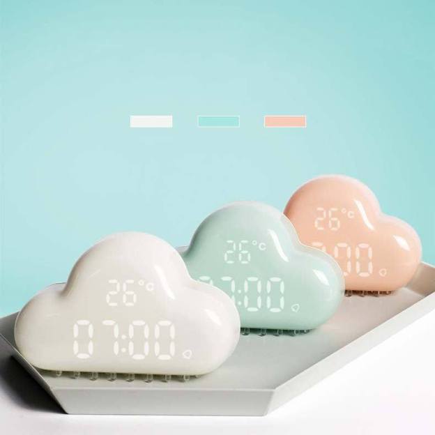 "Chubby" LED Digital Alarm Clock With Time And Temperature