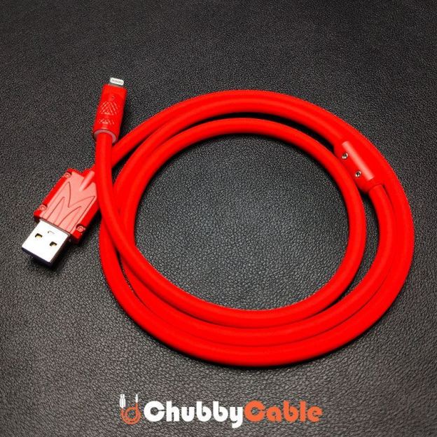 "Chubby" Solid Color Silicone Fast Charge Cable