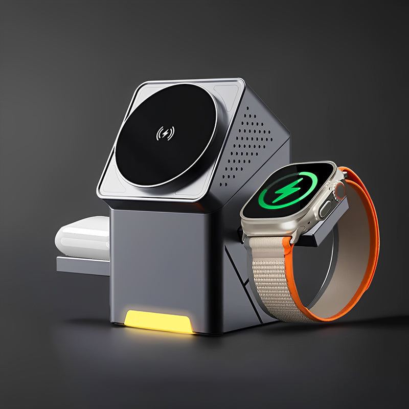 ChubbyCharger 3-in-1 Magnetic Wireless Beast – Fast Charge Trio