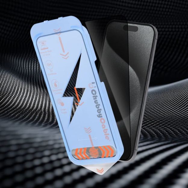 ChubbyShield Ultra - Military-Grade Privacy Screen protector with Ultra-easy Install Box