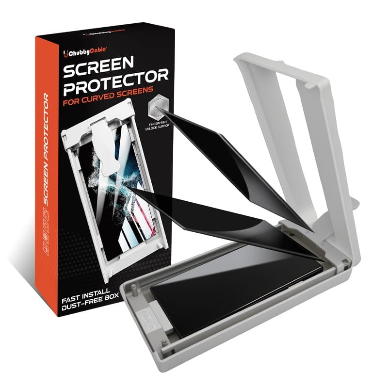 ChubbyShield Curve – Privacy Screen Protector for Samsung S22/S23 Ultr