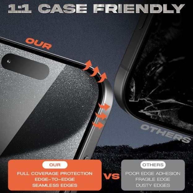 Chubbycable SpyBlocker - Military-Grade Privacy Screen with Magic Installer & Self-Cleaning Adhesive（复制）