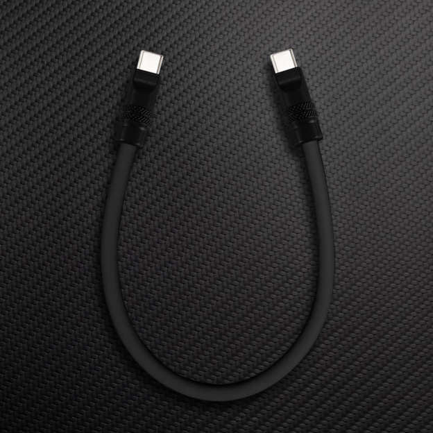 "Color Block Chubby" 240w Painted Power Bank Friendly Cable