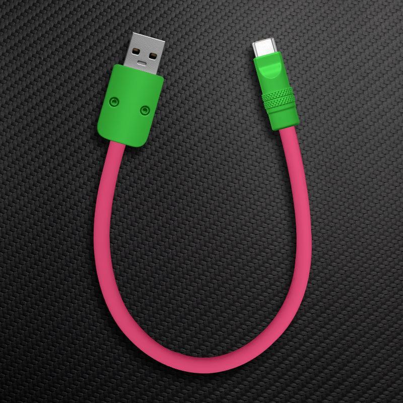 "Color Block Chubby" Power Bank Friendly Cable