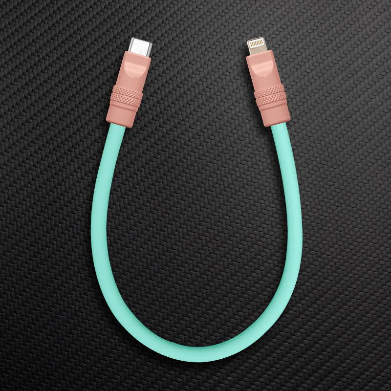 "Color Block Chubby" Power Bank Friendly Cable