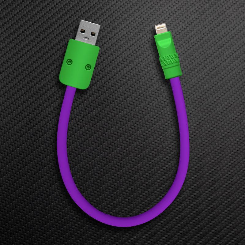 "Color Block Chubby" Power Bank Friendly Cable