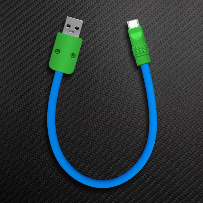 "Color Block Chubby" Power Bank Friendly Cable