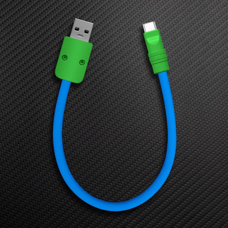 "Color Block Chubby" Power Bank Friendly Cable
