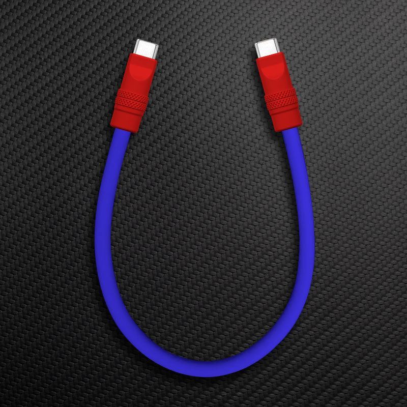 "Color Block Chubby" Power Bank Friendly Cable