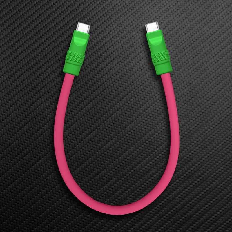 "Color Block Chubby" Power Bank Friendly Cable