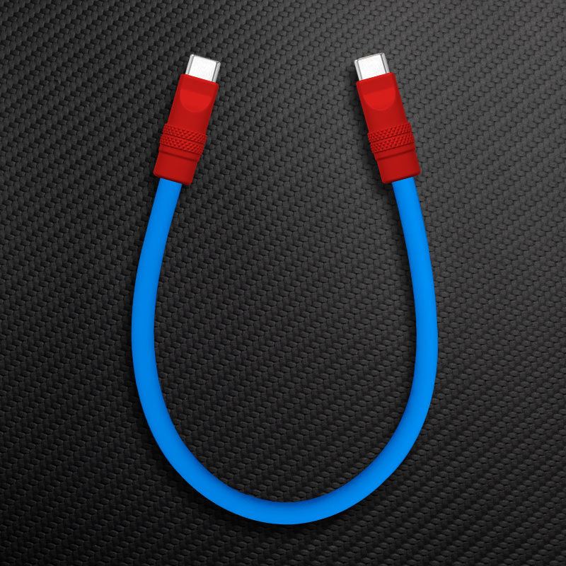 "Color Block Chubby" Power Bank Friendly Cable