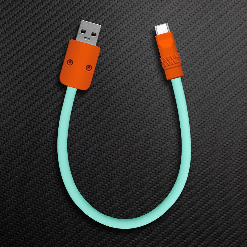 "Color Block Chubby" Power Bank Friendly Cable