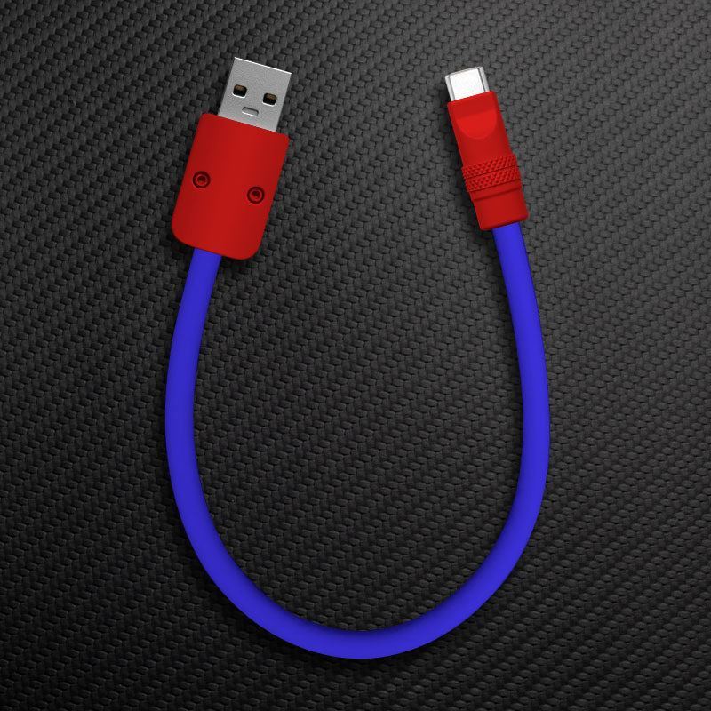 "Color Block Chubby" Power Bank Friendly Cable