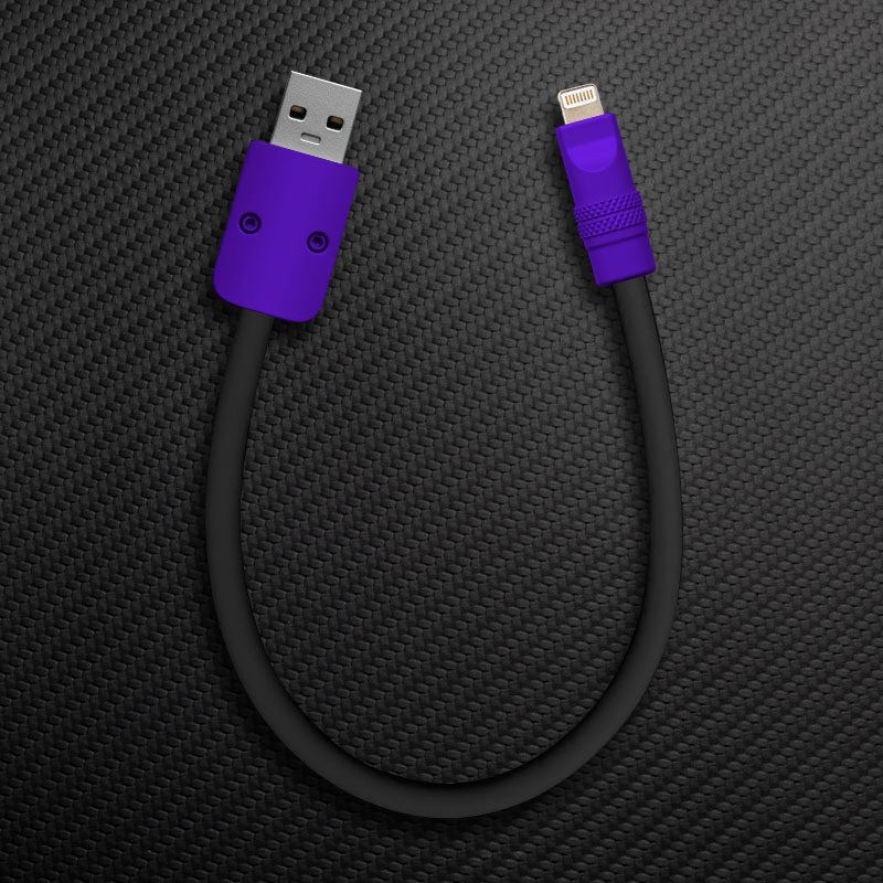 "Color Block Chubby" Power Bank Friendly Cable