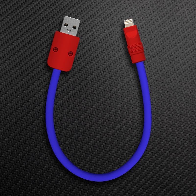 "Color Block Chubby" Power Bank Friendly Cable