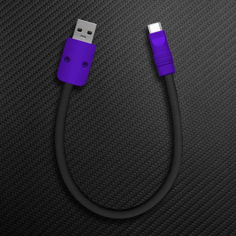 "Color Block Chubby" Power Bank Friendly Cable